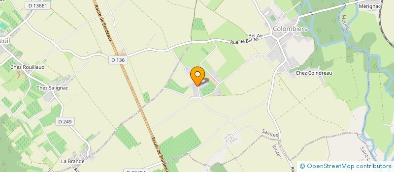 localisation de l'entreprise MONSIEUR DIDIER FORT à COLOMBIERS