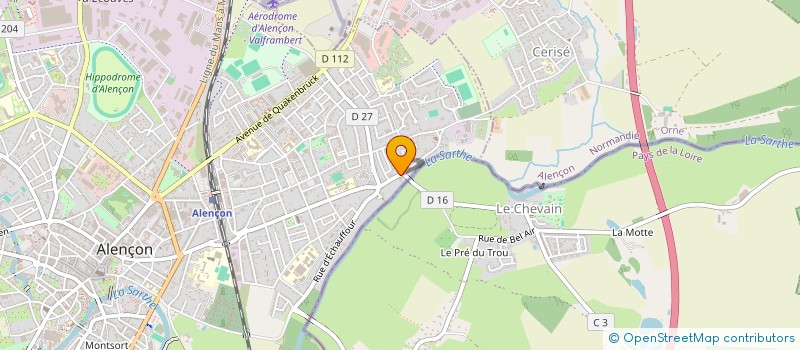 localisation de l'entreprise MONSIEUR DIDIER FOUILLARD à ALENCON