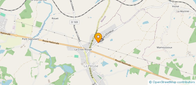localisation de l'entreprise MONSIEUR DIDIER FOURGEAUD à TERRES-DE-HAUTE-CHARENTE