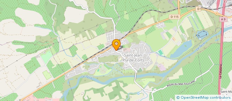 localisation de l'entreprise MONSIEUR DIDIER FOURNEZ  SAINT-JEAN-PLA-DE-CORTS