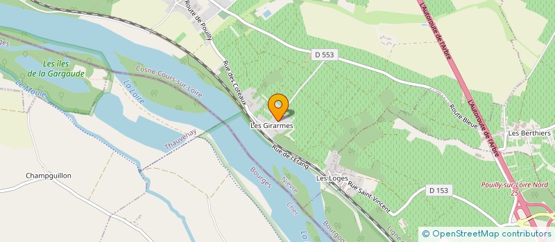 localisation de l'entreprise MONSIEUR DIDIER FOURNIER à TRACY-SUR-LOIRE
