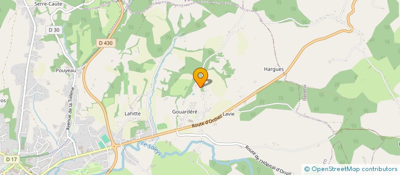 localisation de l'entreprise MONSIEUR DIDIER FRAMERY à SALIES-DE-BEARN