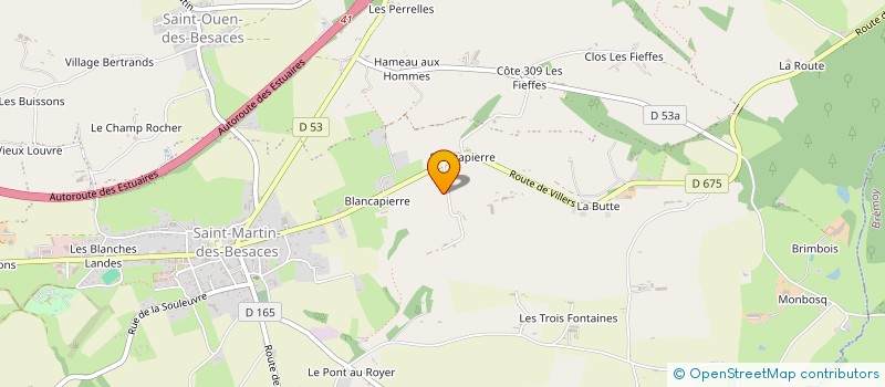 localisation de l'entreprise MONSIEUR DIDIER FRANCOIS  SOULEUVRE EN BOCAGE