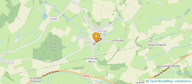 localisation de l'entreprise MONSIEUR DIDIER FRANCOIS  CURGY