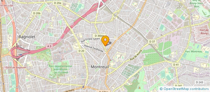 localisation de l'entreprise MONSIEUR DIDIER FRANCOIS ADDA-BELKOCIR à MONTREUIL