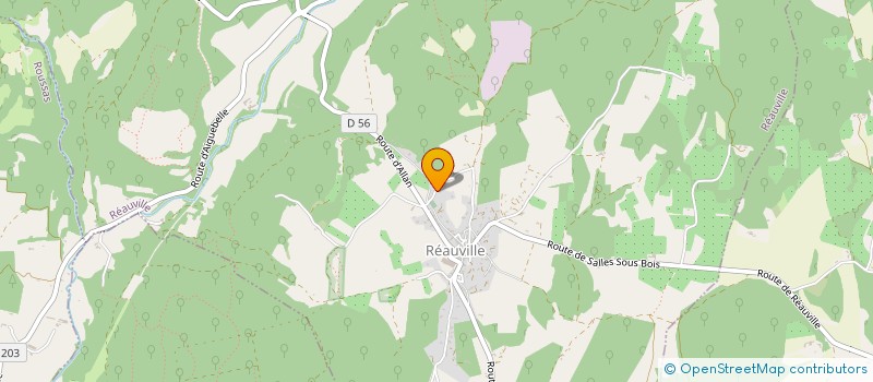 localisation de l'entreprise MONSIEUR DIDIER FRANCON  REAUVILLE