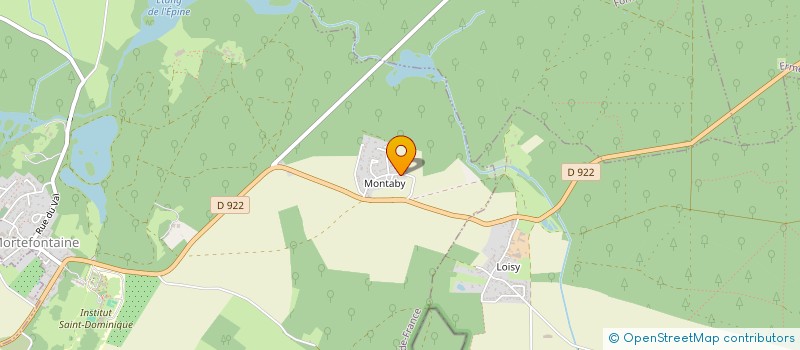 localisation de l'entreprise MONSIEUR DIDIER FRANJUS  MORTEFONTAINE