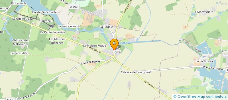 localisation de l'entreprise MONSIEUR DIDIER FRAUDEAU  RILLE