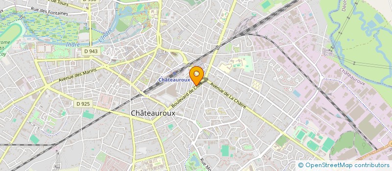 localisation de l'entreprise MONSIEUR DIDIER FRONTEAU à CHATEAUROUX