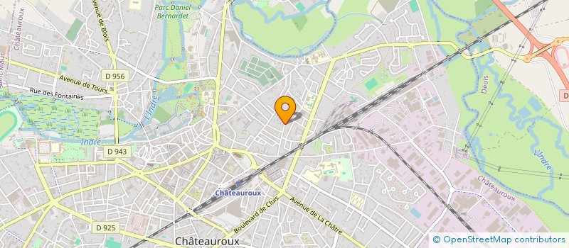 localisation de l'entreprise MONSIEUR DIDIER FRUCHON à CHATEAUROUX