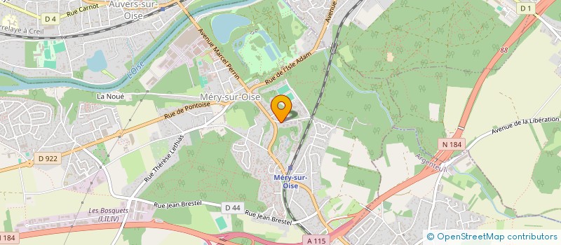 localisation de l'entreprise MONSIEUR DIDIER FUMERON  MERY-SUR-OISE