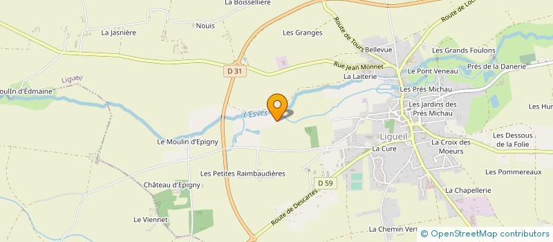 localisation de l'entreprise MONSIEUR DIDIER GADIN  LIGUEIL