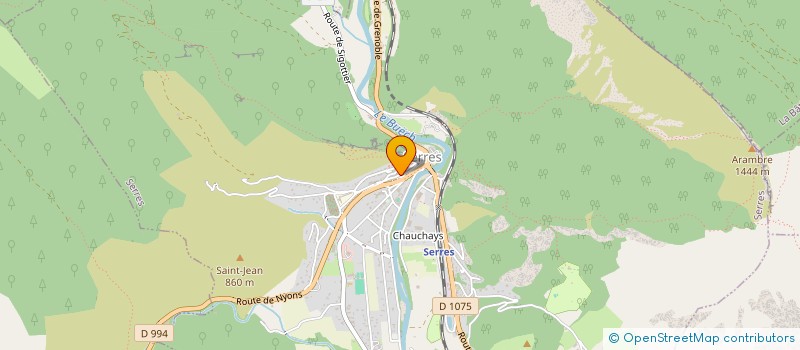 localisation de l'entreprise MONSIEUR DIDIER GAGNARD  SERRES