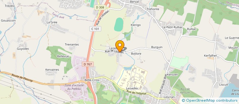 localisation de l'entreprise MONSIEUR DIDIER GAGNERIE  SAINT-AVE