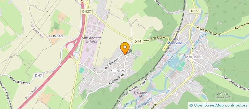 localisation de l'entreprise MONSIEUR DIDIER GALAMPOIX  ESLETTES