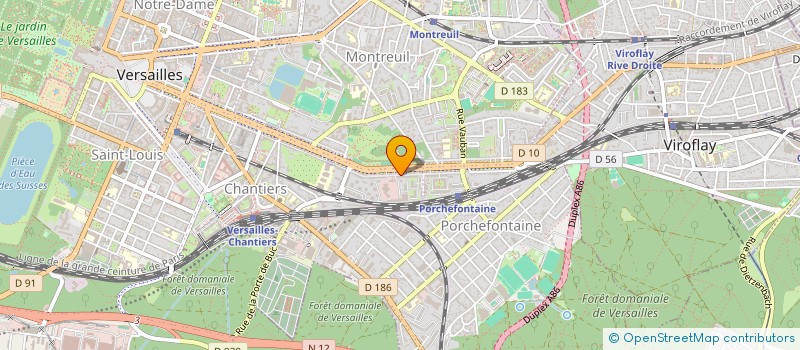 localisation de l'entreprise MONSIEUR DIDIER GALAS à VERSAILLES
