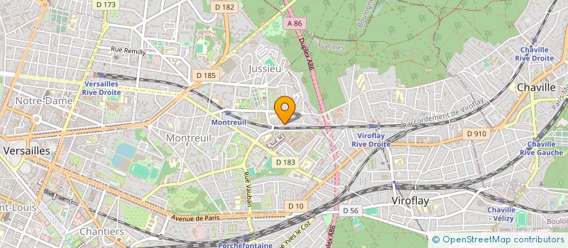 localisation de l'entreprise MONSIEUR DIDIER GALLAND à VERSAILLES