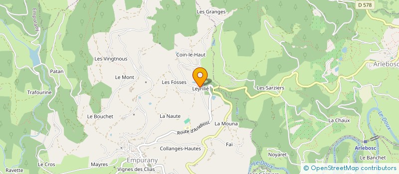 localisation de l'entreprise MONSIEUR DIDIER GAMON à EMPURANY