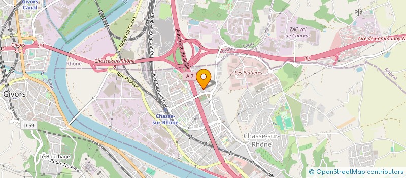 localisation de l'entreprise MONSIEUR DIDIER GARABEDIAN  CHASSE-SUR-RHONE