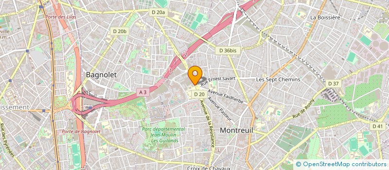 localisation de l'entreprise MONSIEUR DIDIER GARCIA à MONTREUIL