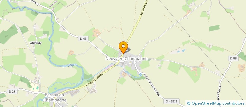 localisation de l'entreprise MONSIEUR DIDIER GARREAU  BERNAY-NEUVY-EN-CHAMPAGNE