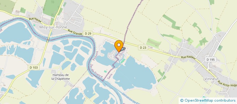 localisation de l'entreprise MONSIEUR DIDIER GATTI  MISY-SUR-YONNE