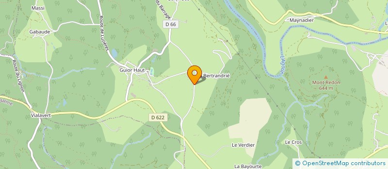 localisation de l'entreprise MONSIEUR DIDIER GAU  LE BEZ