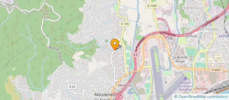 localisation de l'entreprise MONSIEUR DIDIER GAURIER  PEYMEINADE