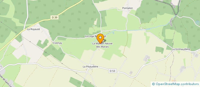 localisation de l'entreprise MONSIEUR DIDIER GAUTHIER à LES TROIS-MOUTIERS