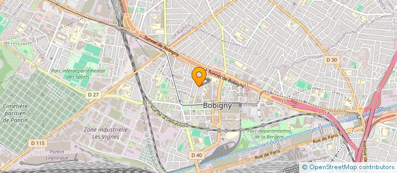 localisation de l'entreprise MONSIEUR DIDIER GAUTHIER à BOBIGNY