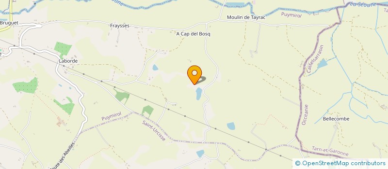 localisation de l'entreprise MONSIEUR DIDIER GAYRAL  SAINT-PIERRE-DE-CLAIRAC