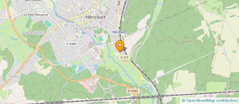 localisation de l'entreprise MONSIEUR DIDIER GEFFRAY  HERICOURT