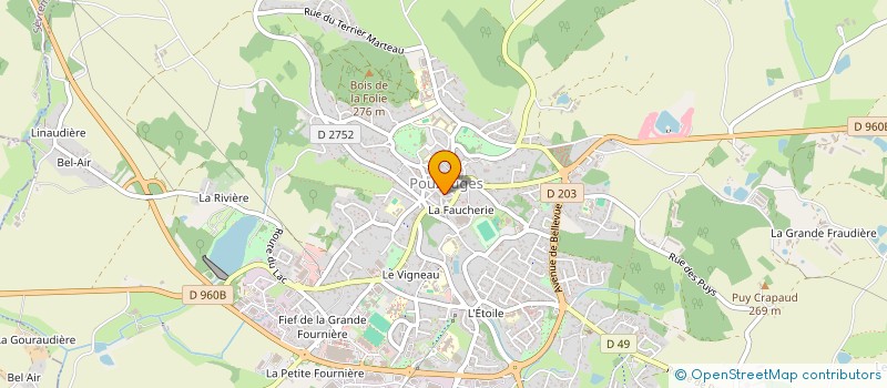 localisation de l'entreprise MONSIEUR DIDIER GEFFRIAUD à POUZAUGES