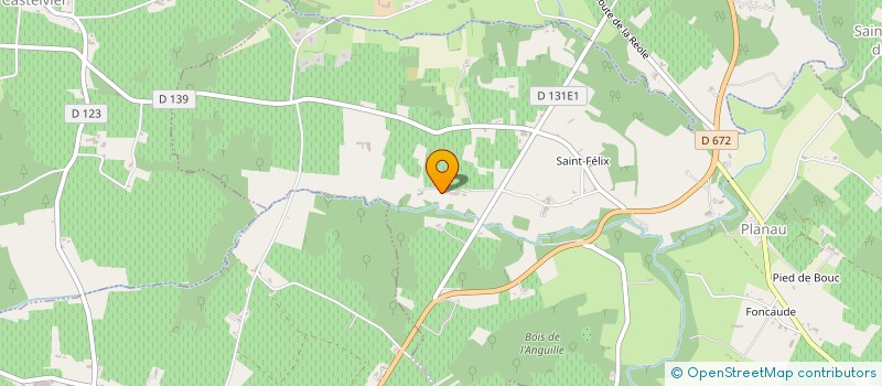 localisation de l'entreprise MONSIEUR DIDIER GELABERT  SAINT-FELIX-DE-FONCAUDE