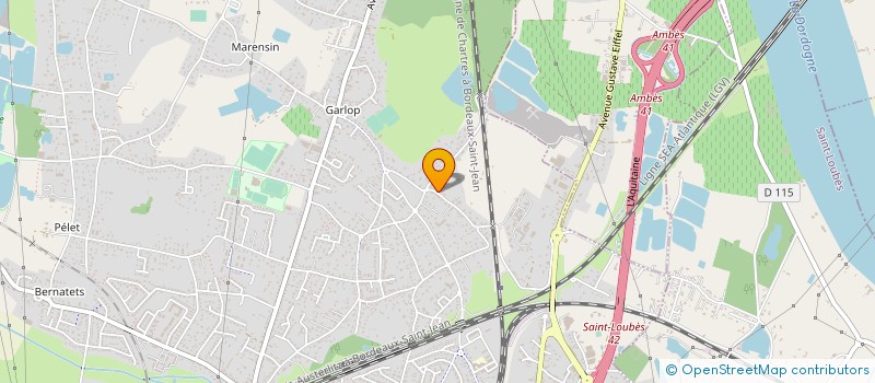 localisation de l'entreprise MONSIEUR DIDIER GELIN  AMBARES-ET-LAGRAVE