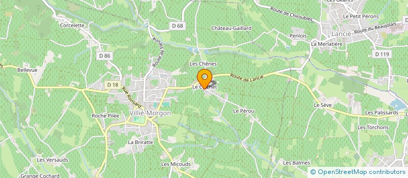 localisation de l'entreprise MONSIEUR DIDIER GENILLON à VILLIE-MORGON