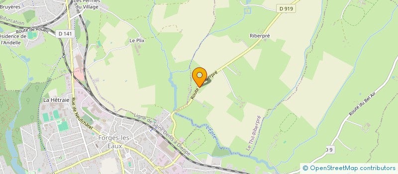 localisation de l'entreprise MONSIEUR DIDIER GENTY  LE THIL-RIBERPRE