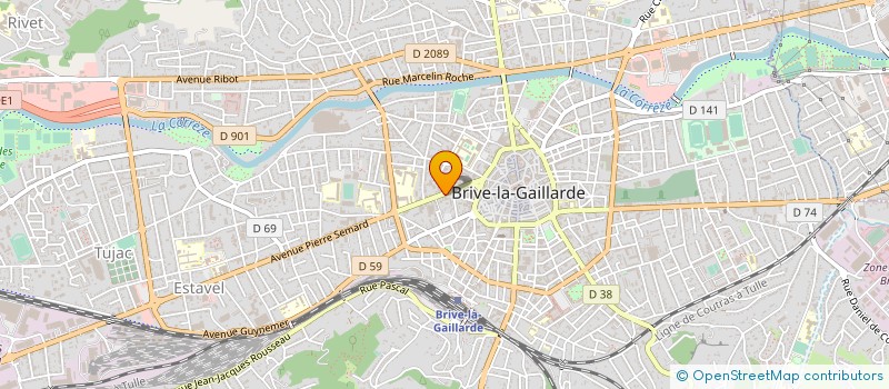 localisation de l'entreprise MONSIEUR DIDIER GEOFFRE à BRIVE-LA-GAILLARDE