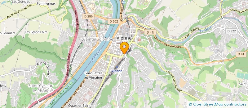 localisation de l'entreprise MONSIEUR DIDIER GEORGE  VIENNE