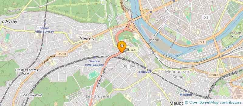 localisation de l'entreprise MONSIEUR DIDIER GERIN  SEVRES