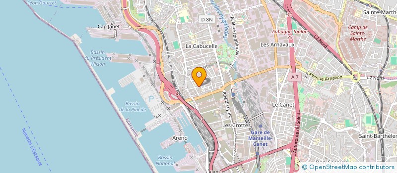 localisation de l'entreprise MONSIEUR DIDIER GHISALBERT à MARSEILLE