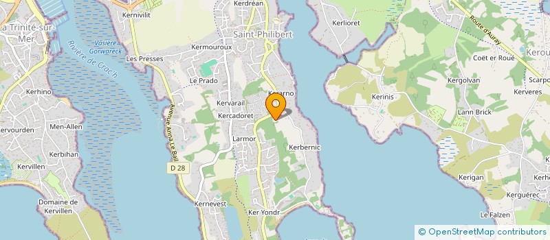 localisation de l'entreprise MONSIEUR DIDIER GICQUEL  SAINT-PHILIBERT