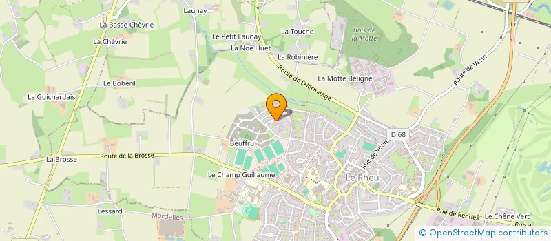 localisation de l'entreprise MONSIEUR DIDIER GILBERT  LE RHEU