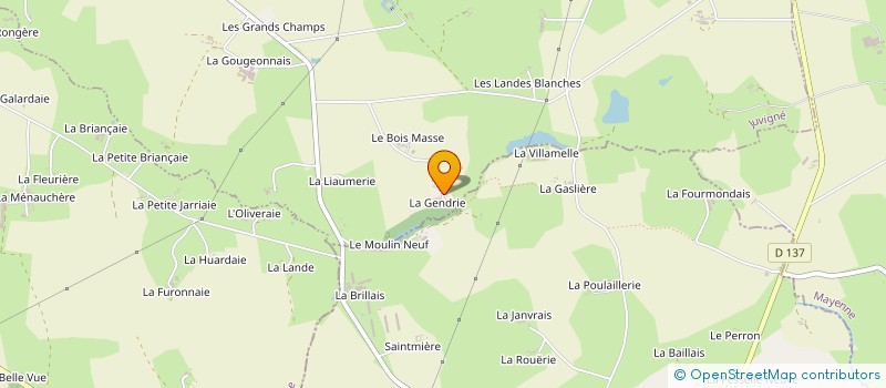 localisation de l'entreprise MONSIEUR DIDIER GILLES à JUVIGNE