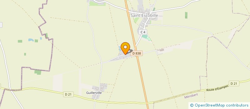 localisation de l'entreprise MONSIEUR DIDIER GILLET  SAINT-ESCOBILLE