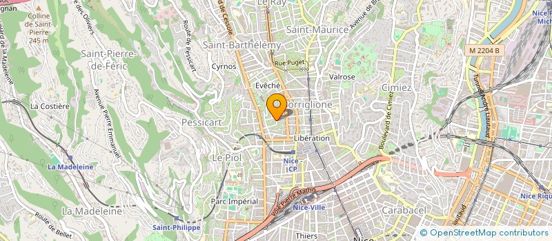 localisation de l'entreprise MONSIEUR DIDIER GILLINO à NICE
