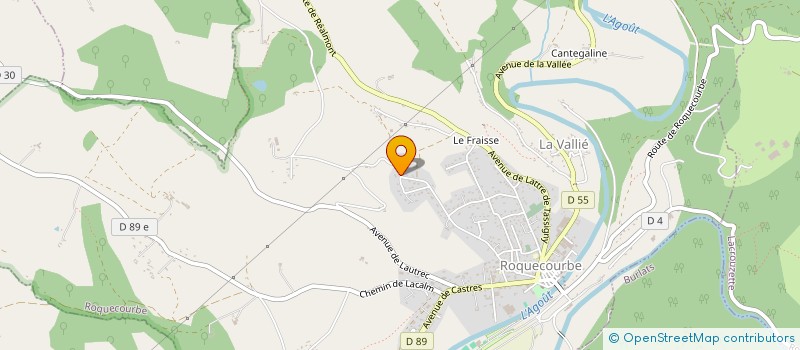 localisation de l'entreprise MONSIEUR DIDIER GIMENEZ à ROQUECOURBE