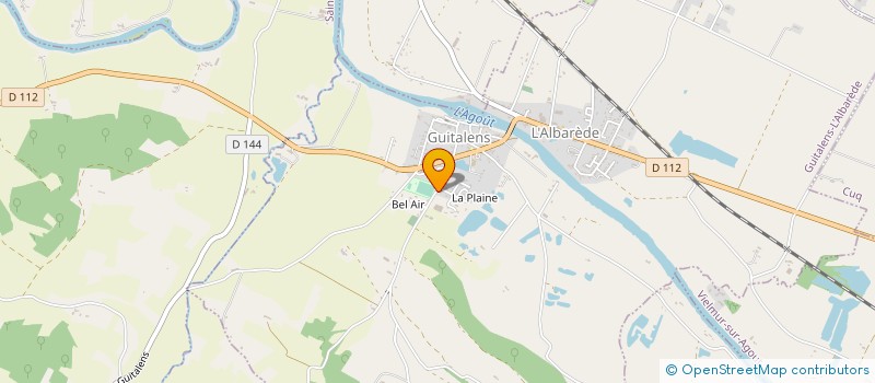 localisation de l'entreprise MONSIEUR DIDIER GIMENO  GUITALENS-L'ALBAREDE