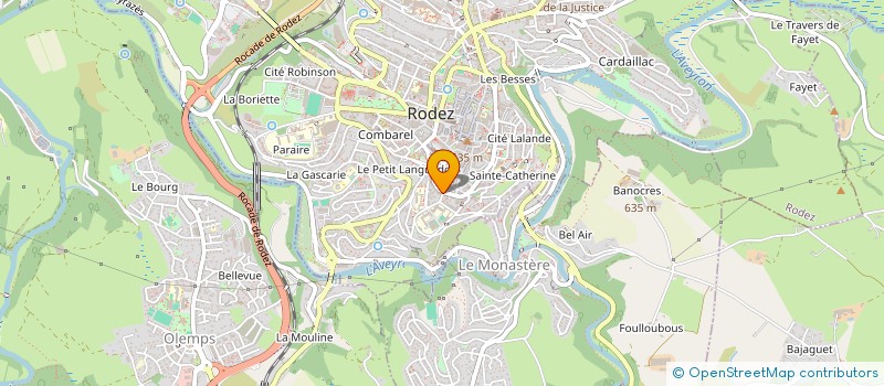 localisation de l'entreprise MONSIEUR DIDIER GINESTET à RODEZ