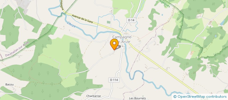 localisation de l'entreprise MONSIEUR DIDIER GIORDANO à CAMPAGNE-SUR-ARIZE